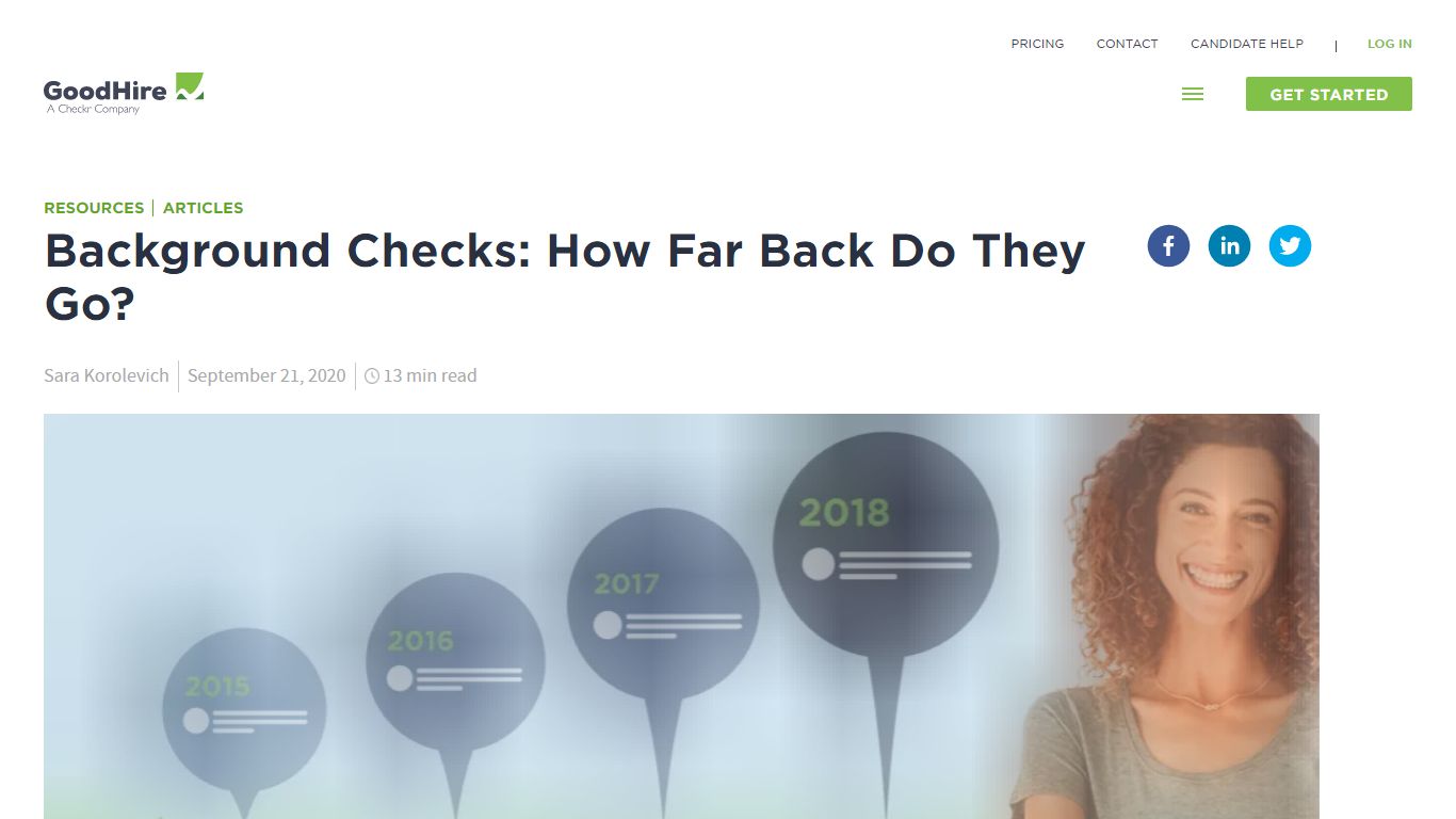 How Far Back Do Background Checks Go? | GoodHire